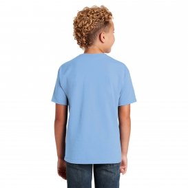 Jerzees 29B Youth Dri-Power Active 50/50 Cotton/Poly T-Shirt - Light Blue