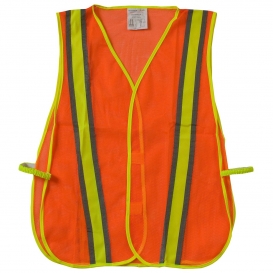 PIP 300-0900 Non-ANSI Two-Tone Mesh Safety Vest - Orange