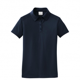 Nike 354064 Ladies Dri-FIT Pebble Texture Polo - Midnight Navy