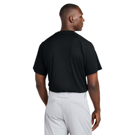 Sport-Tek ST359 PosiCharge Competitor 2-Button Henley - Black