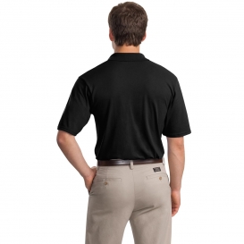 Jerzees 436MP SpotShield Jersey Knit Sport Shirt with Pocket - Black