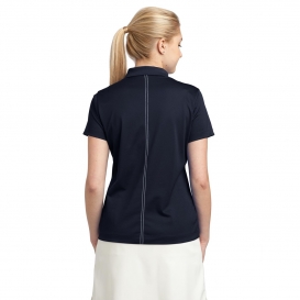 Nike 452885 Ladies Dri-FIT Sport Swoosh Pique Polo - Midnight Navy