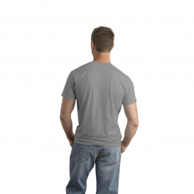 Hanes 4980 Nano-T Cotton T-Shirt - Light Steel