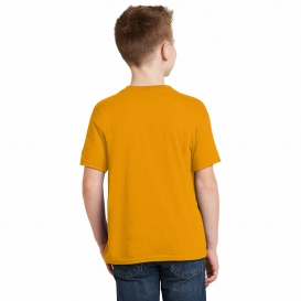 Hanes 5370 Youth EcoSmart Cotton/Polyester T-Shirt - Gold