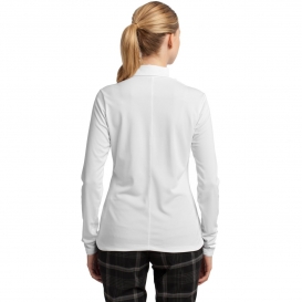 Nike 545322 Ladies Long Sleeve Dri-FIT Stretch Tech Polo - White