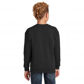 Jerzees 562B Youth NuBlend Crewneck Sweatshirt - Black