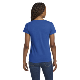 Gildan 5V00L Ladies Heavy Cotton V-Neck T-Shirt - Royal