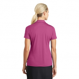 Nike 637165 Ladies Dri-FIT Vertical Mesh Polo - Pink Fire