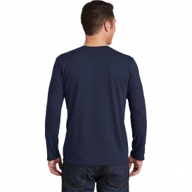 Gildan 64400 Softstyle Long Sleeve T-Shirt - Navy