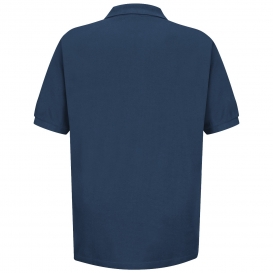 Red Kap 7701 Men\'s Basic Pique Polo - Pocketless - Navy