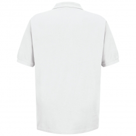 Red Kap 7701 Men\'s Basic Pique Polo - Pocketless - White