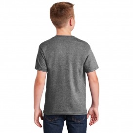 Gildan 8000B Youth DryBlend T-Shirt - Graphite Heather | Full Source