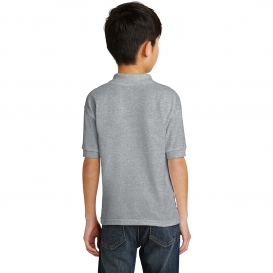 Gildan 8800B Youth DryBlend Jersey Knit Sport Shirt - Sport Grey