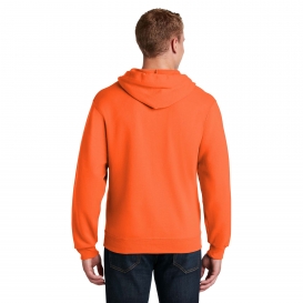 Jerzees 993M NuBlend Full-Zip Hooded Sweatshirt - Safety Orange