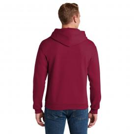Jerzees 996M NuBlend Pullover Hooded Sweatshirt - Cardinal