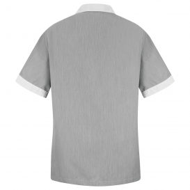 Red Kap 9S05 Women\'s Single-Breasted Tunic - Black Pincord