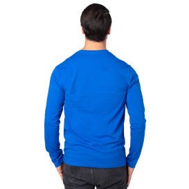Threadfast 100LS Unisex Ultimate CVC Long-Sleeve T-Shirt - Royal