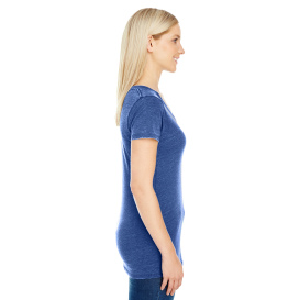 Threadfast 208B Ladies Vintage Dye Short-Sleeve V-Neck T-Shirt - Vintage Navy