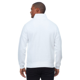 Threadfast 320Q Unisex Ultimate Fleece Quarter-Zip Sweatshirt - White