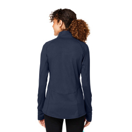 PUMA Golf 533007 Ladies Gamer Golf Quarter-Zip - Navy Blazer