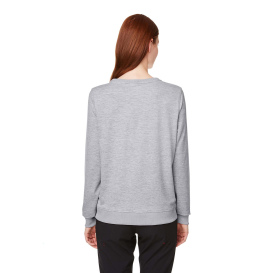 PUMA Golf 599267 Ladies Cloudspun Crewneck Sweatshirt - Light Gray Heather