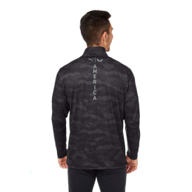 PUMA Golf 599440 Volition Flanked Quarter-Zip - Puma Black