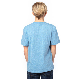Threadfast 602A Youth Triblend T-Shirt - Royal Triblend