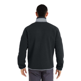 PUMA Golf 628407 Fleece Quarter-Zip - Puma Black/Slate Sky