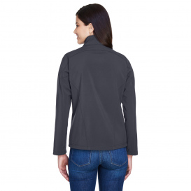 Core 365 78184 Ladies Cruise Two-Layer Fleece Bonded Soft Shell Jacket - Carbon