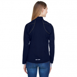 North End 78187 Ladies Radar 1/4-Zip Performance Long Sleeve Top - Classic Navy