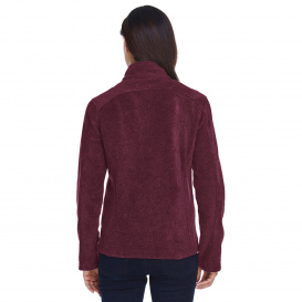 Core 365 78190 Ladies Journey Fleece Jacket - Burgundy