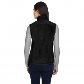 Core 365 78191 Ladies Journey Fleece Vest - Black