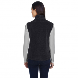 Core 365 78191 Ladies Journey Fleece Vest - Heather Charcoal
