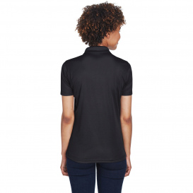 UltraClub 8210L Ladies Cool & Dry Mesh Pique Polo - Black