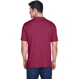 UltraClub 8420 Men\'s Cool & Dry Performance Interlock T-Shirt - Maroon