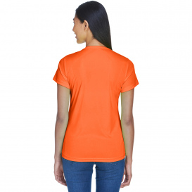 UltraClub 8420L Ladies Cool & Dry Performance Interlock T-Shirt - Bright Orange