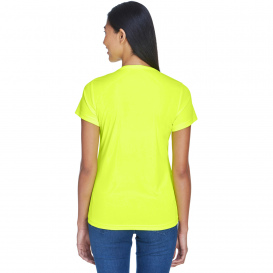 UltraClub 8420L Ladies Cool & Dry Performance Interlock T-Shirt - Bright Yellow