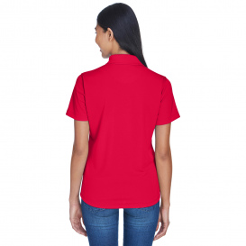 UltraClub 8445L Ladies Cool & Dry Stain-Release Performance Polo - Red