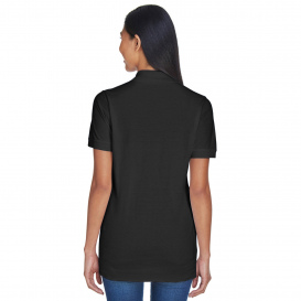 UltraClub 8530 Ladies Classic Pique Polo - Black