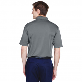 UltraClub 8610 Men\'s Cool & Dry 8 Star Elite Performance Interlock Polo - Charcoal
