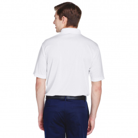 UltraClub 8610 Men\'s Cool & Dry 8 Star Elite Performance Interlock Polo - White