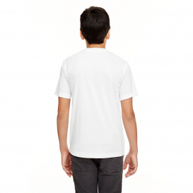 UltraClub 8620Y Youth Cool & Dry Basic Performance T-Shirt - White