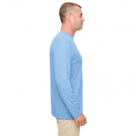 UltraClub 8622 Men\'s Cool & Dry Performance Long Sleeve Top - Columbia Blue