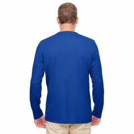 UltraClub 8622 Men\'s Cool & Dry Performance Long Sleeve Top - Royal