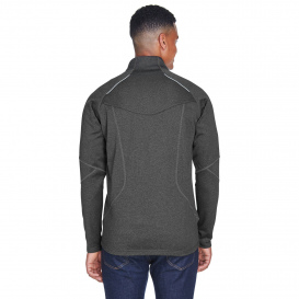 North End 88174 Men\'s Gravity Performance Fleece Jacket - Carbon Heather