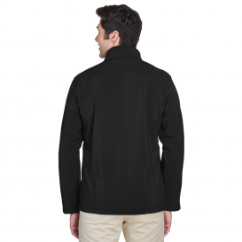 Core 365 88184 Men\'s Cruise Two-Layer Fleece Bonded Soft Shell Jacket - Black