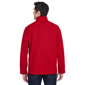 Core 365 88184 Men\'s Cruise Two-Layer Fleece Bonded Soft Shell Jacket - Classic Red
