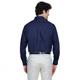 Core 365 88193 Men\'s Operate Long-Sleeve Twill Shirt - Classic Navy