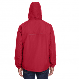 Core 365 88224 Men\'s Profile Fleece-Lined All-Season Jacket - Classic Red