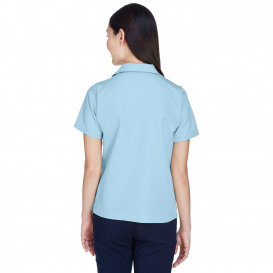 UltraClub 8981 Ladies Cabana Breeze Camp Shirt - Island Blue